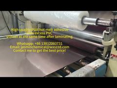 El termofusible PUR de alta calidad recorta el exceso de PVC casi al mismo tiempo después de laminar